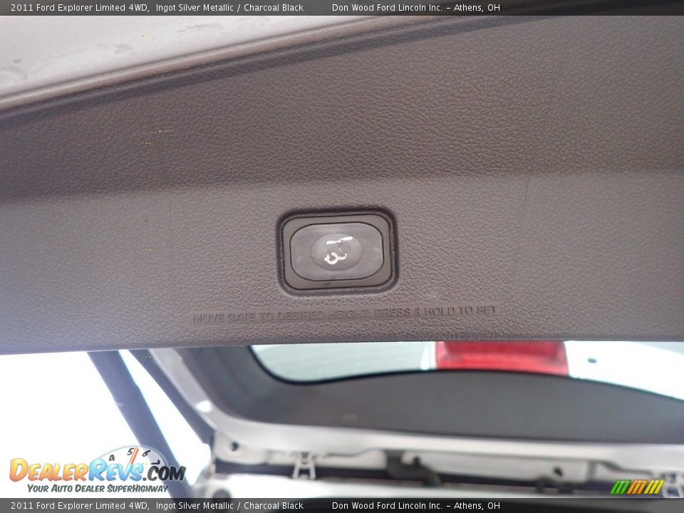 2011 Ford Explorer Limited 4WD Ingot Silver Metallic / Charcoal Black Photo #17