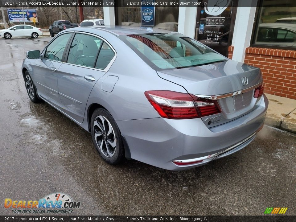 2017 Honda Accord EX-L Sedan Lunar Silver Metallic / Gray Photo #34