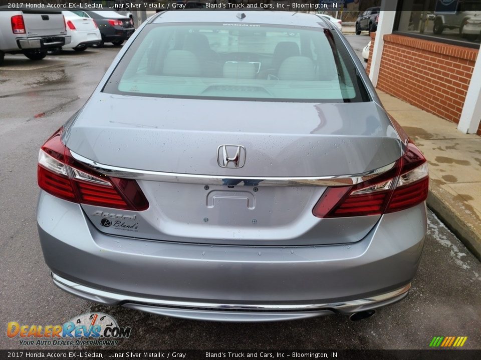 2017 Honda Accord EX-L Sedan Lunar Silver Metallic / Gray Photo #35
