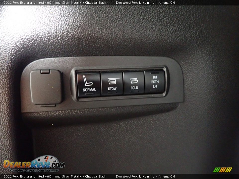 2011 Ford Explorer Limited 4WD Ingot Silver Metallic / Charcoal Black Photo #19