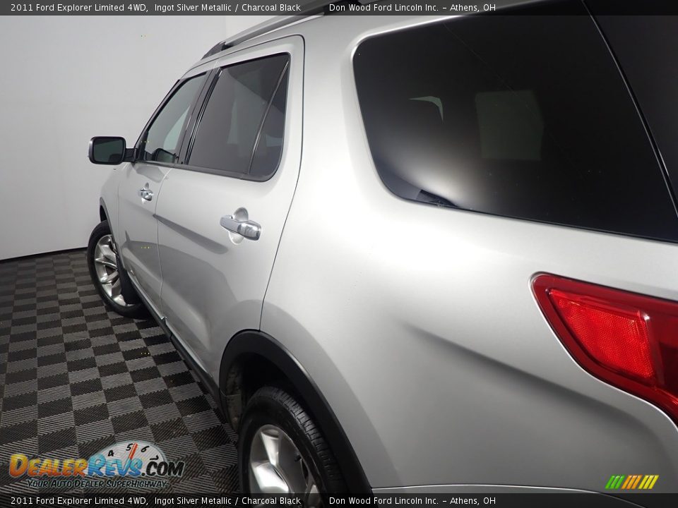 2011 Ford Explorer Limited 4WD Ingot Silver Metallic / Charcoal Black Photo #22