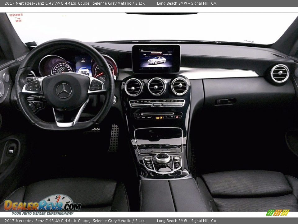2017 Mercedes-Benz C 43 AMG 4Matic Coupe Selenite Grey Metallic / Black Photo #15