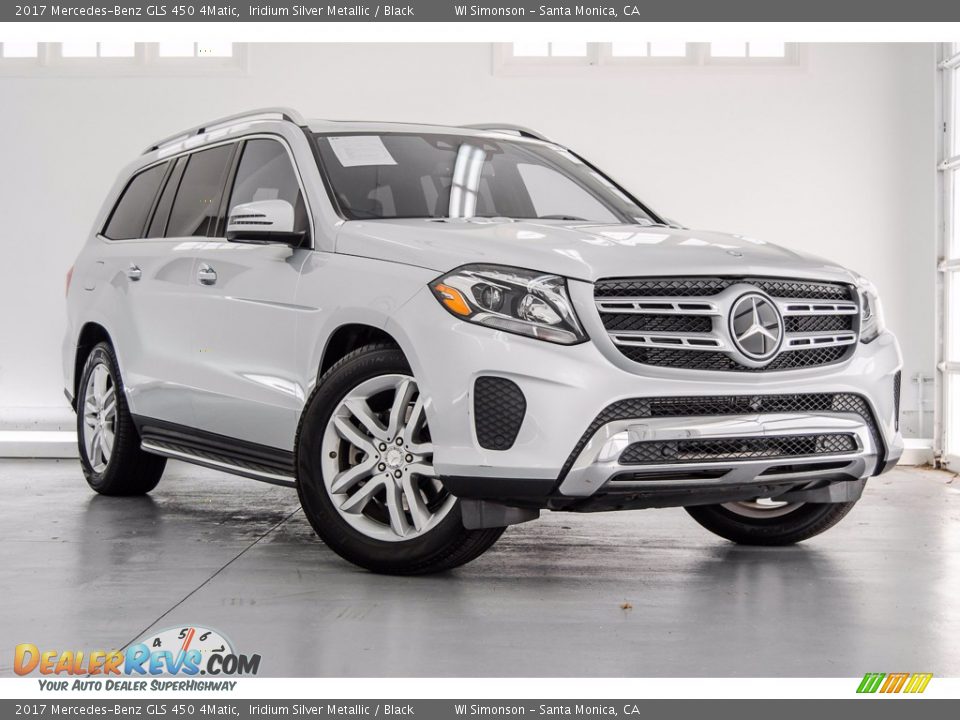 2017 Mercedes-Benz GLS 450 4Matic Iridium Silver Metallic / Black Photo #12