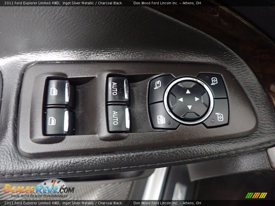 2011 Ford Explorer Limited 4WD Ingot Silver Metallic / Charcoal Black Photo #26
