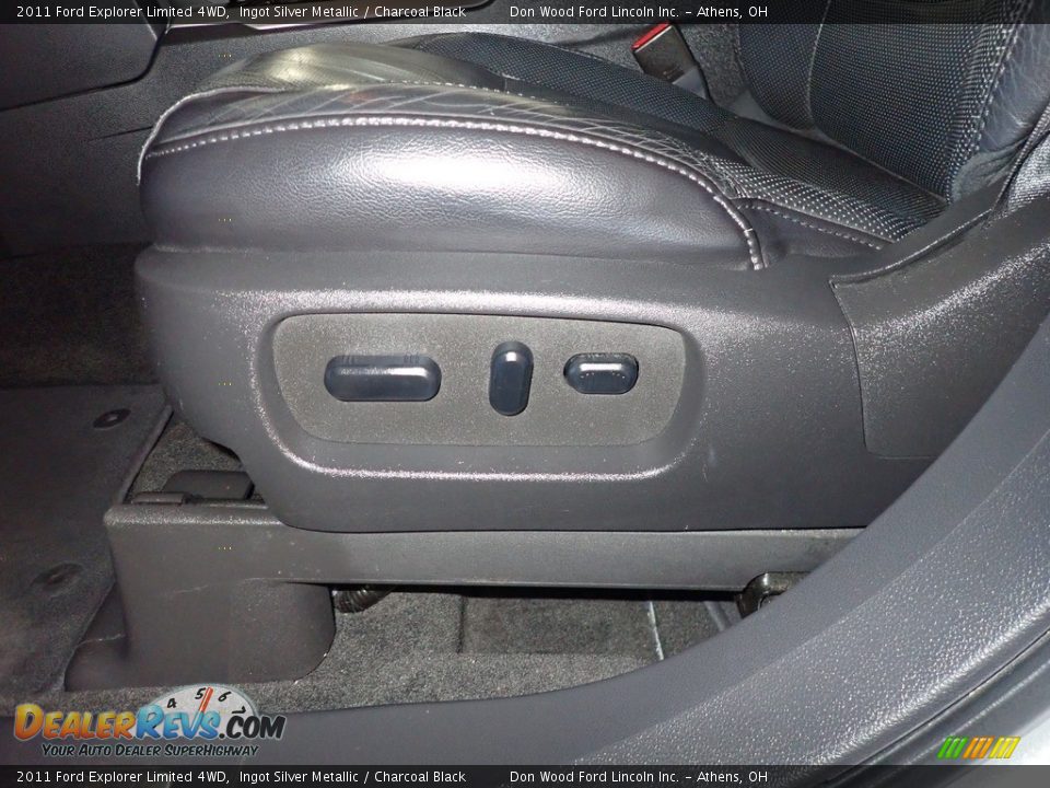 2011 Ford Explorer Limited 4WD Ingot Silver Metallic / Charcoal Black Photo #29