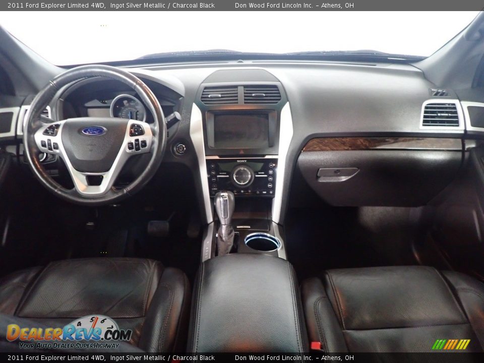 2011 Ford Explorer Limited 4WD Ingot Silver Metallic / Charcoal Black Photo #30
