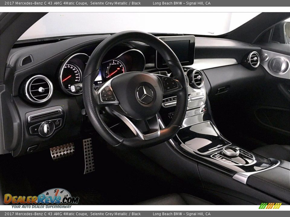 2017 Mercedes-Benz C 43 AMG 4Matic Coupe Selenite Grey Metallic / Black Photo #21