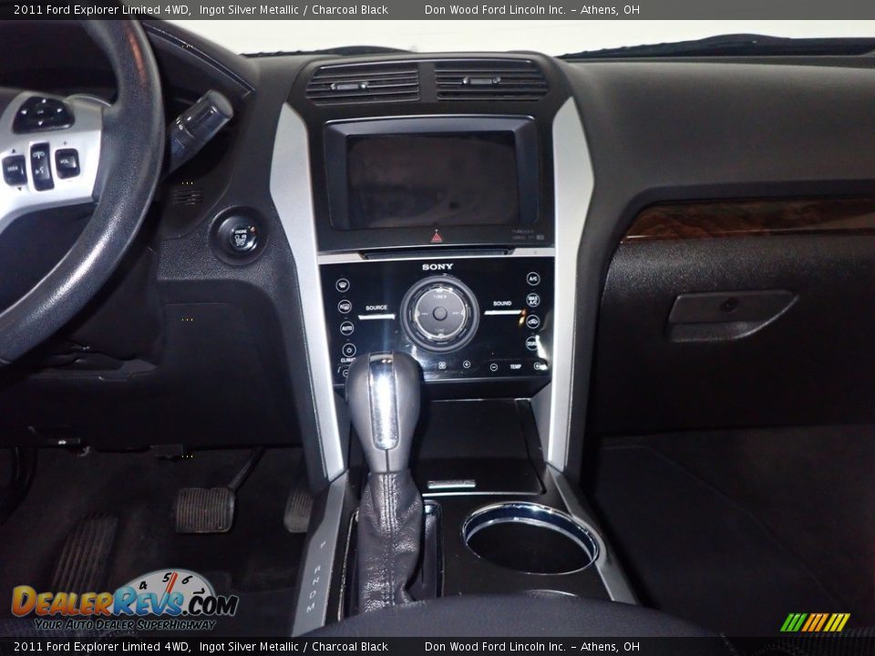 2011 Ford Explorer Limited 4WD Ingot Silver Metallic / Charcoal Black Photo #31