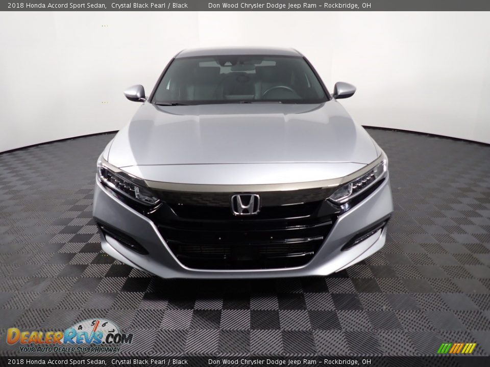 2018 Honda Accord Sport Sedan Crystal Black Pearl / Black Photo #5