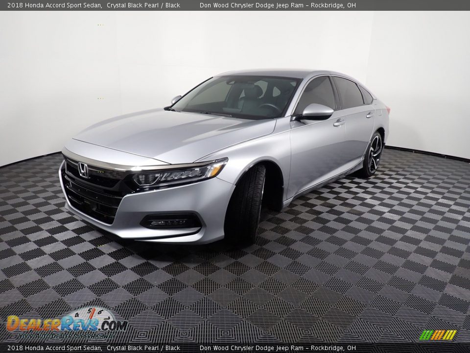 2018 Honda Accord Sport Sedan Crystal Black Pearl / Black Photo #8