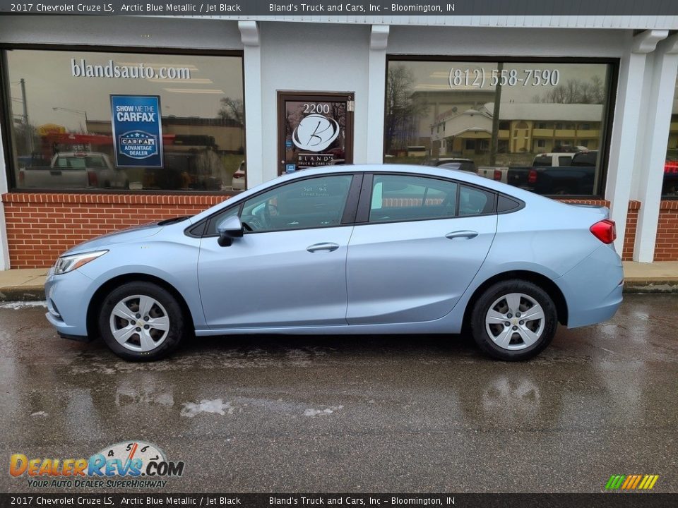 2017 Chevrolet Cruze LS Arctic Blue Metallic / Jet Black Photo #1