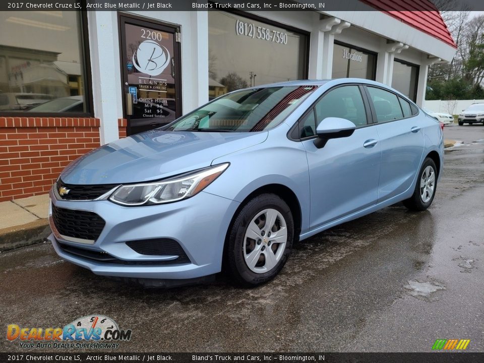 2017 Chevrolet Cruze LS Arctic Blue Metallic / Jet Black Photo #2