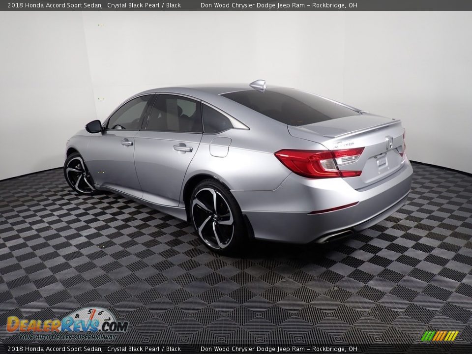 2018 Honda Accord Sport Sedan Crystal Black Pearl / Black Photo #11