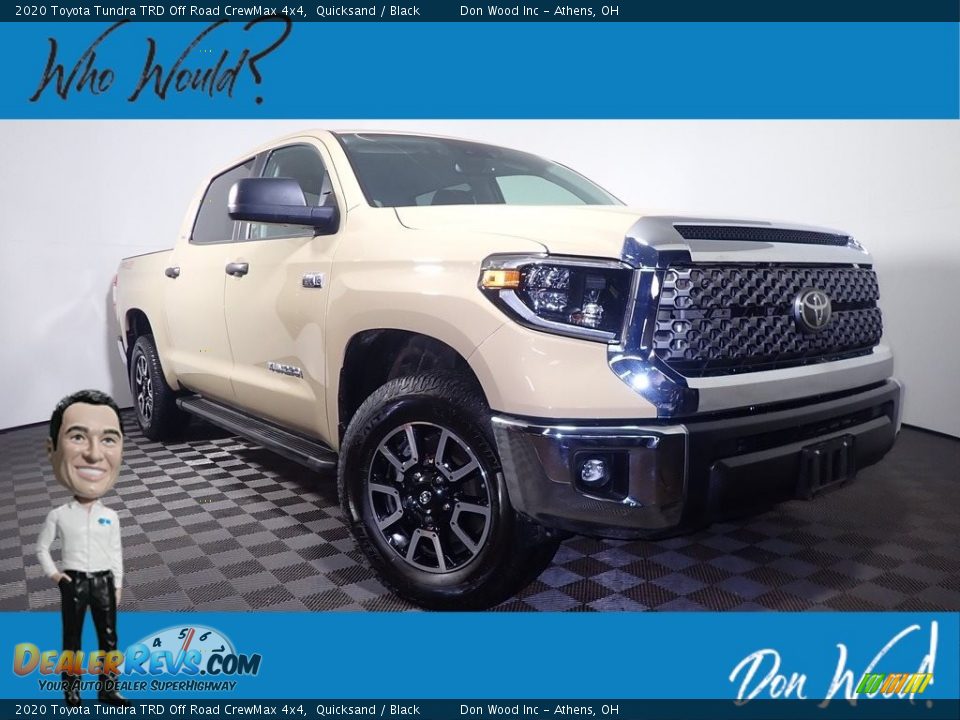2020 Toyota Tundra TRD Off Road CrewMax 4x4 Quicksand / Black Photo #1