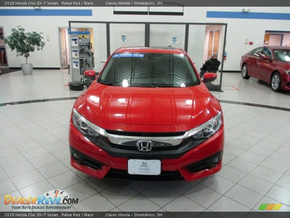 2018 Honda Civic EX-T Sedan Rallye Red / Black Photo #2