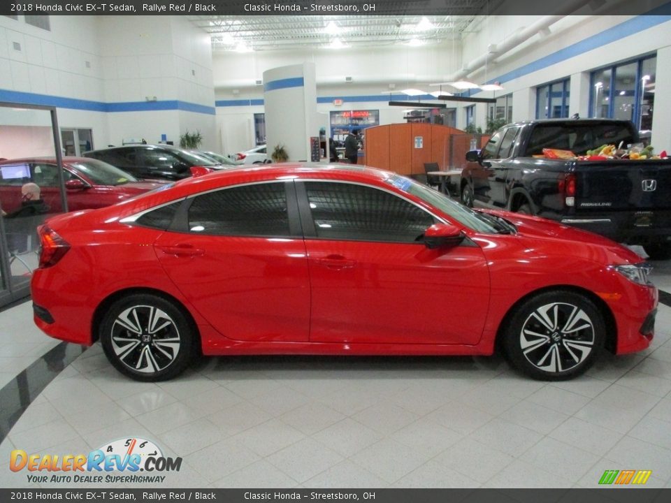 2018 Honda Civic EX-T Sedan Rallye Red / Black Photo #4