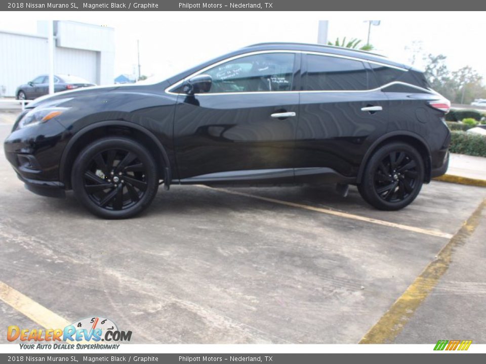 2018 Nissan Murano SL Magnetic Black / Graphite Photo #5