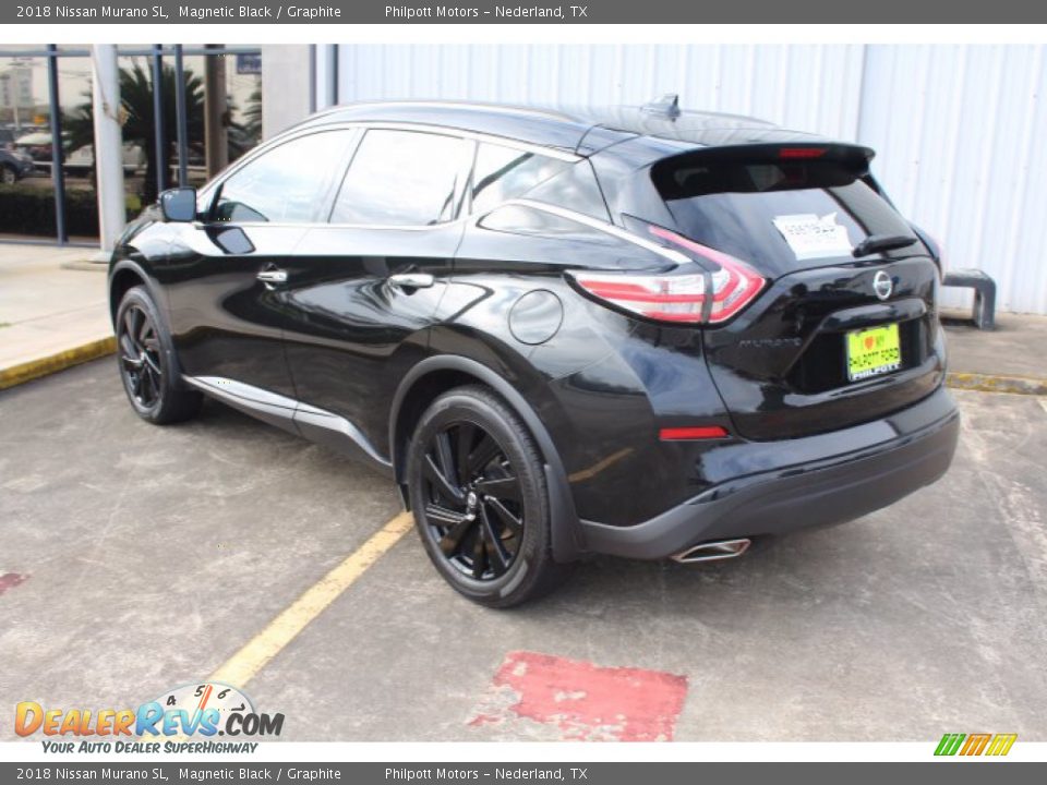 2018 Nissan Murano SL Magnetic Black / Graphite Photo #7