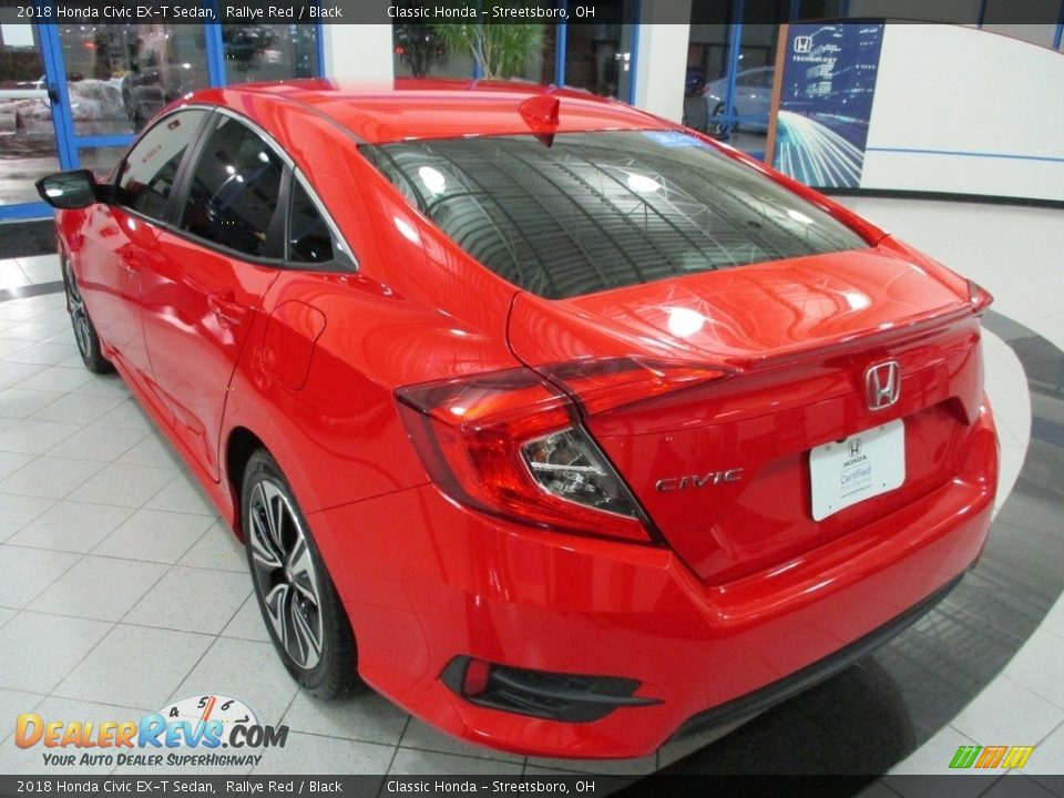 2018 Honda Civic EX-T Sedan Rallye Red / Black Photo #9