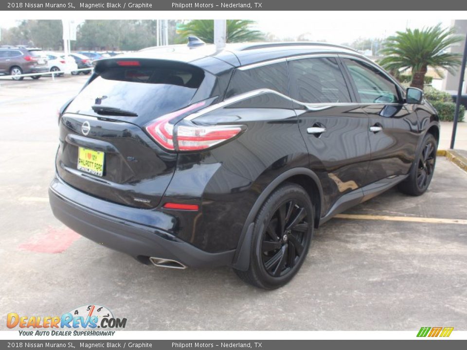 2018 Nissan Murano SL Magnetic Black / Graphite Photo #9