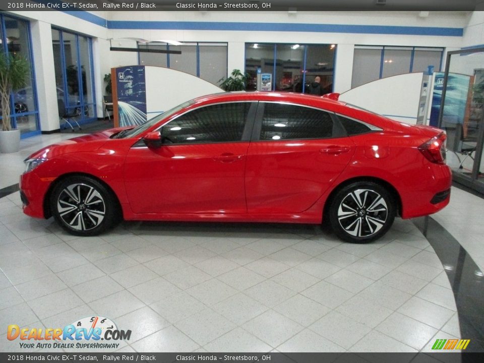 2018 Honda Civic EX-T Sedan Rallye Red / Black Photo #10