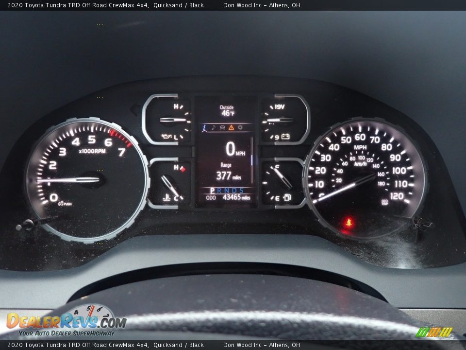 2020 Toyota Tundra TRD Off Road CrewMax 4x4 Quicksand / Black Photo #28