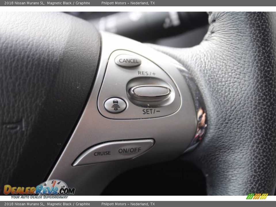 2018 Nissan Murano SL Magnetic Black / Graphite Photo #14
