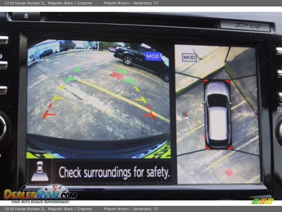 2018 Nissan Murano SL Magnetic Black / Graphite Photo #19