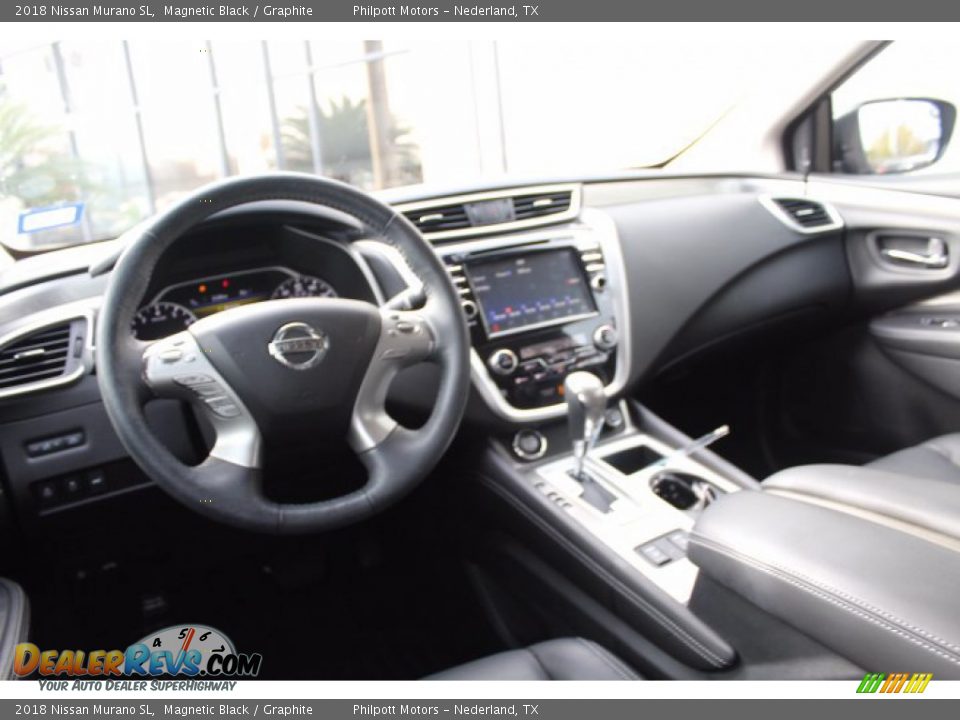 2018 Nissan Murano SL Magnetic Black / Graphite Photo #22