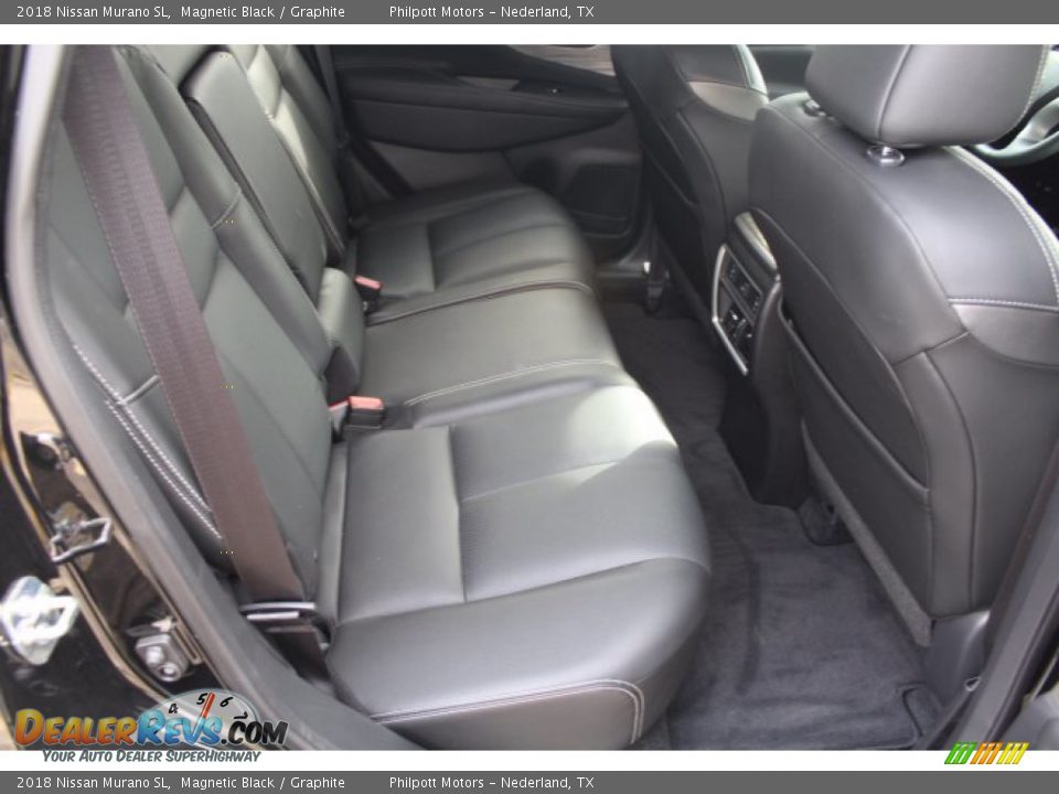 2018 Nissan Murano SL Magnetic Black / Graphite Photo #27