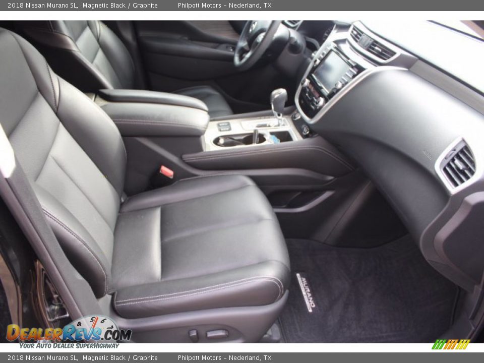 2018 Nissan Murano SL Magnetic Black / Graphite Photo #29