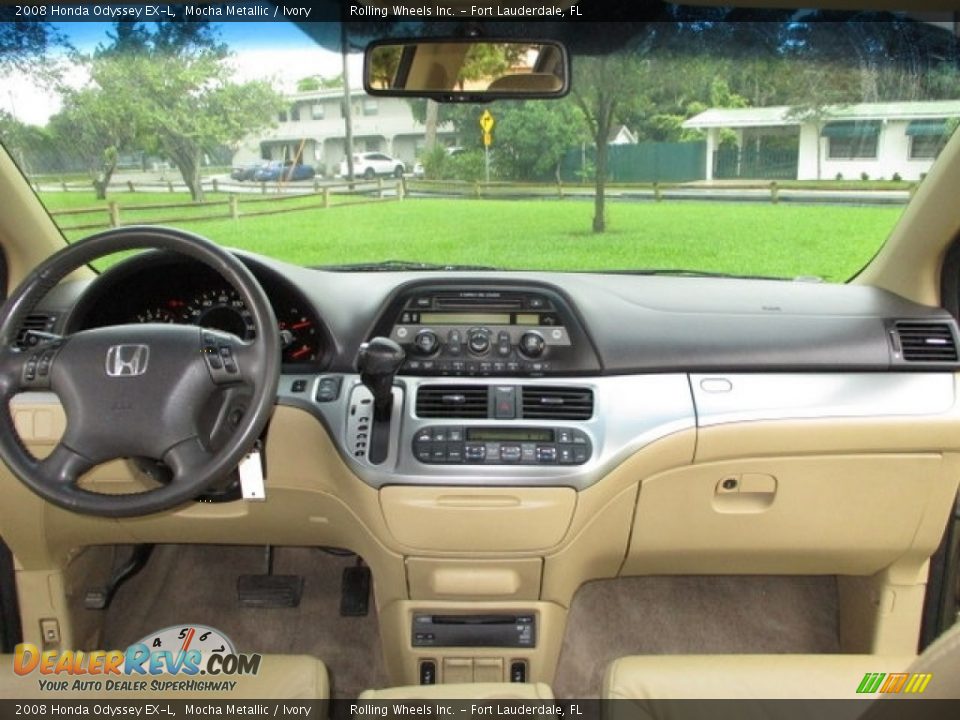 2008 Honda Odyssey EX-L Mocha Metallic / Ivory Photo #20