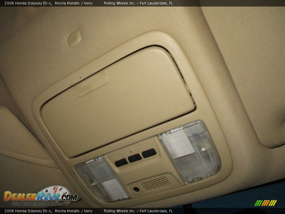 2008 Honda Odyssey EX-L Mocha Metallic / Ivory Photo #36