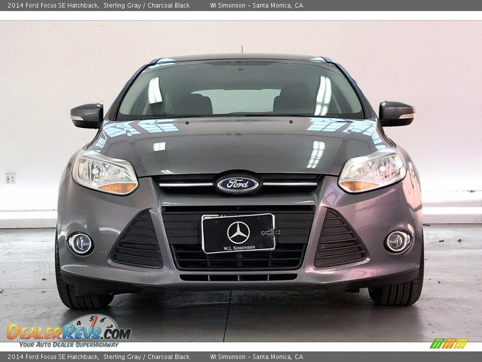 2014 Ford Focus SE Hatchback Sterling Gray / Charcoal Black Photo #2