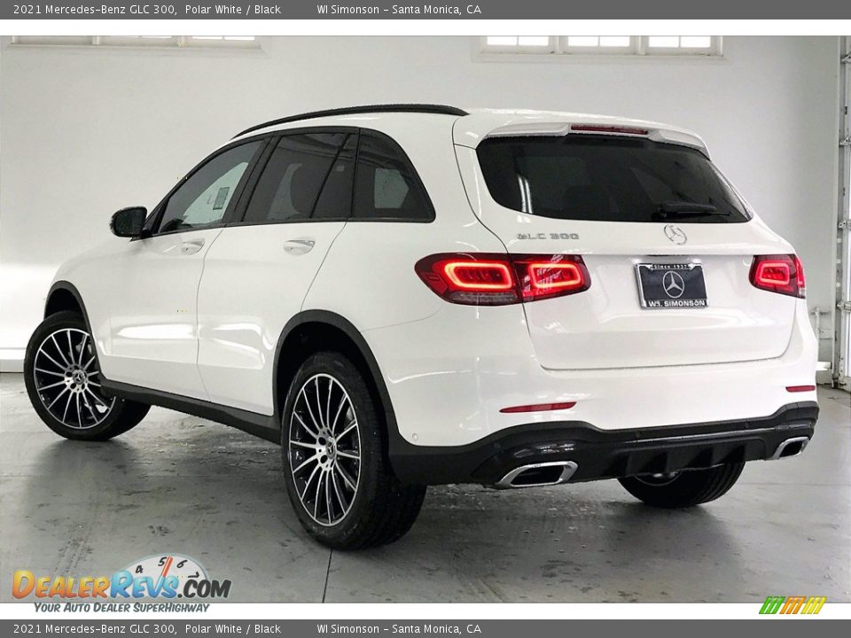 2021 Mercedes-Benz GLC 300 Polar White / Black Photo #2