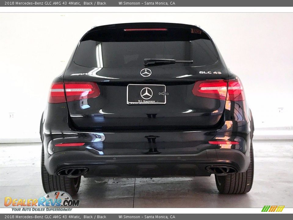 2018 Mercedes-Benz GLC AMG 43 4Matic Black / Black Photo #3