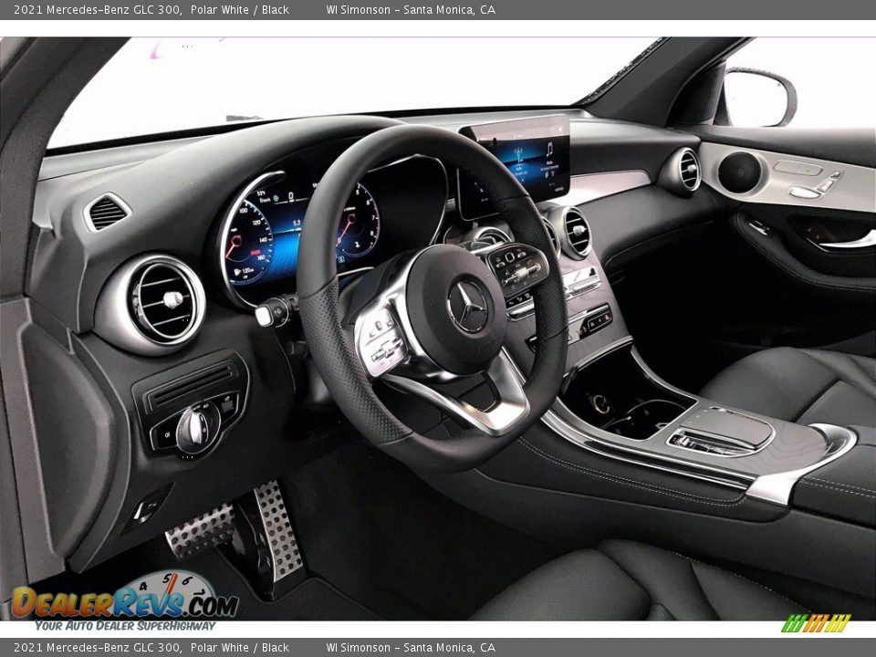 2021 Mercedes-Benz GLC 300 Polar White / Black Photo #4