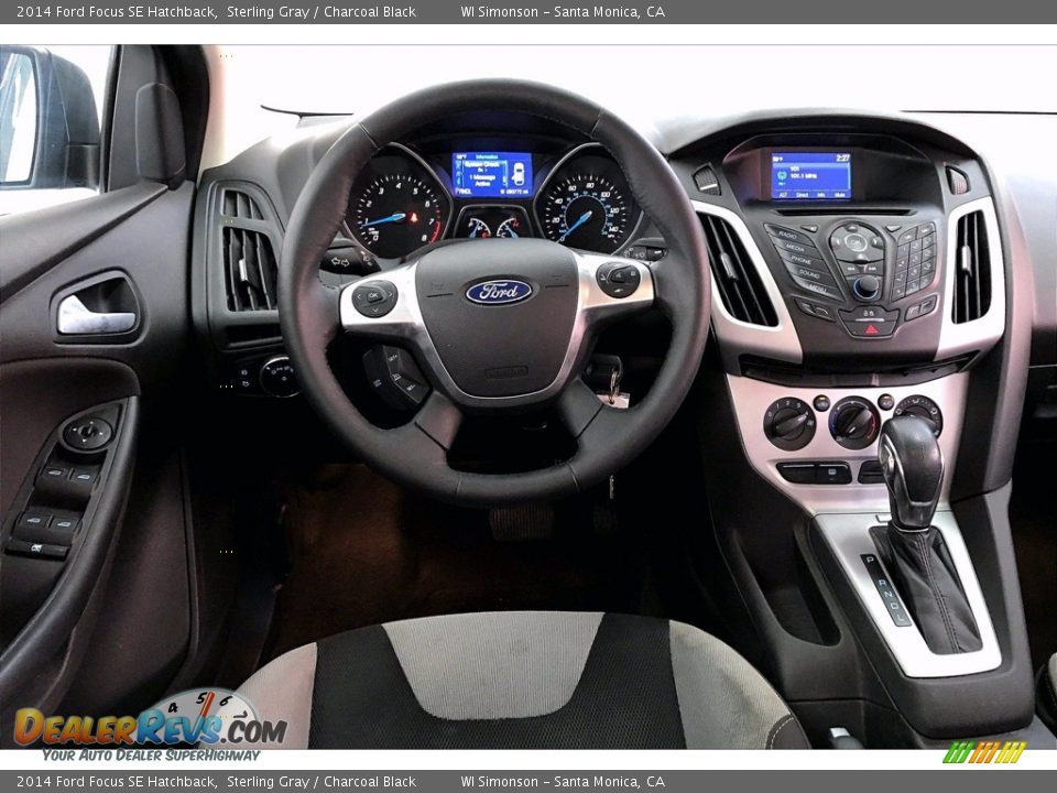 2014 Ford Focus SE Hatchback Sterling Gray / Charcoal Black Photo #4