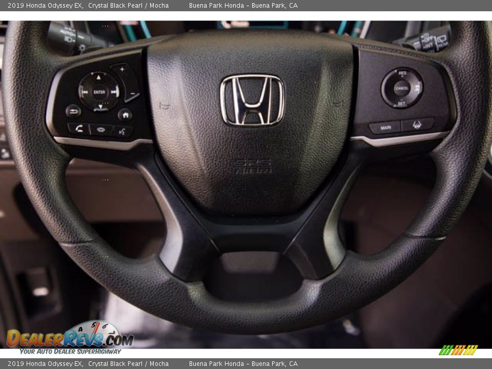 2019 Honda Odyssey EX Crystal Black Pearl / Mocha Photo #14