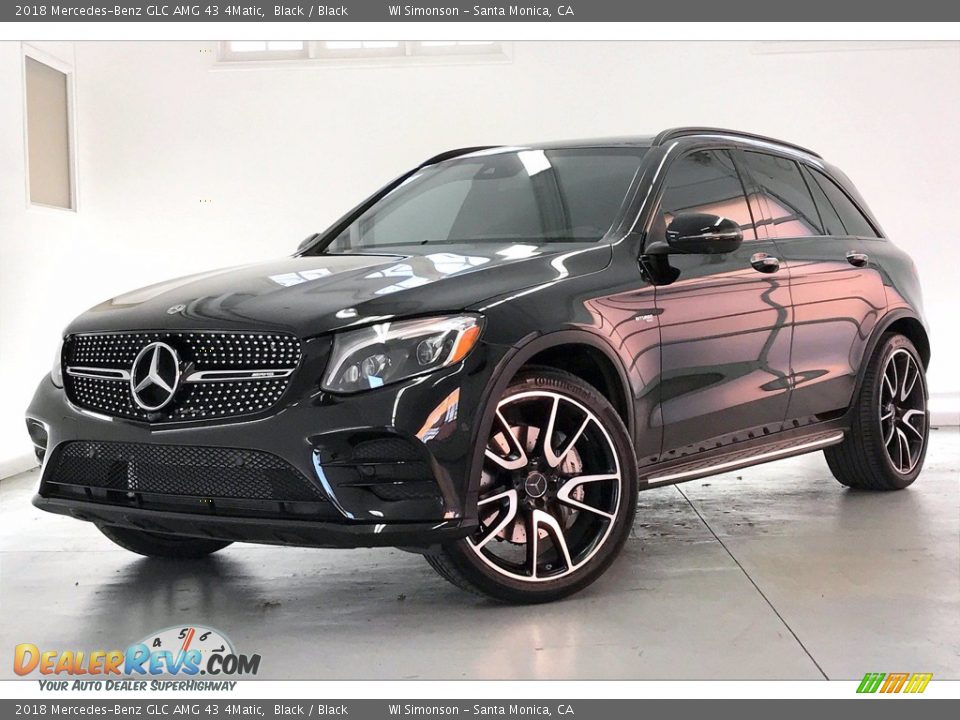 2018 Mercedes-Benz GLC AMG 43 4Matic Black / Black Photo #12