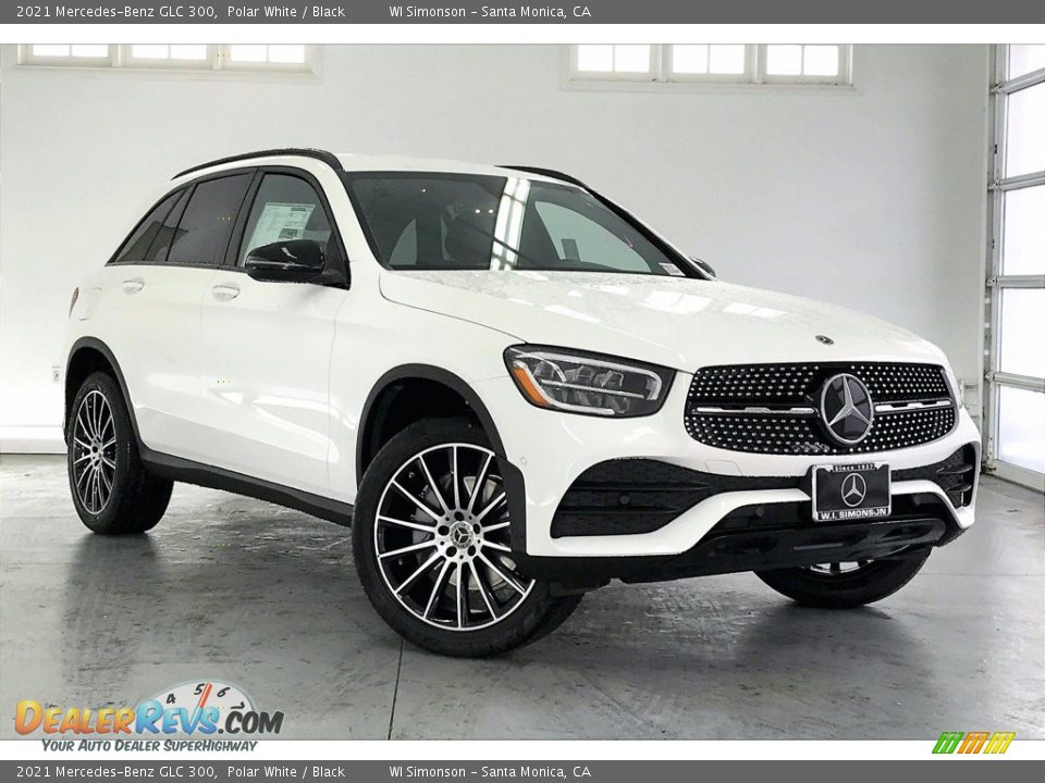 2021 Mercedes-Benz GLC 300 Polar White / Black Photo #12