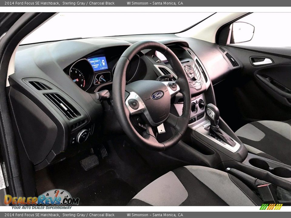 2014 Ford Focus SE Hatchback Sterling Gray / Charcoal Black Photo #14