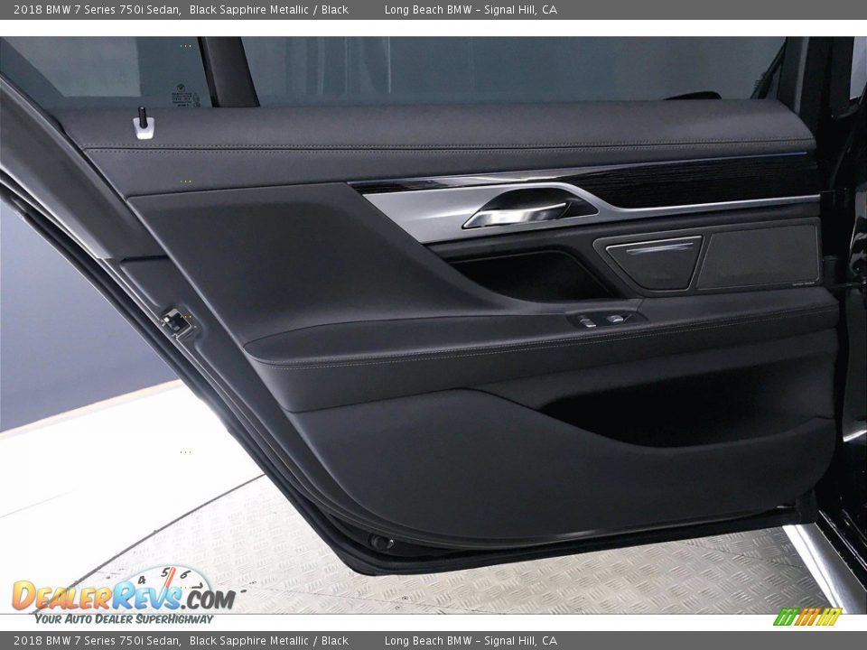 2018 BMW 7 Series 750i Sedan Black Sapphire Metallic / Black Photo #25