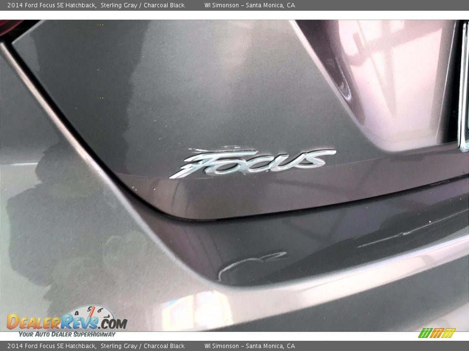 2014 Ford Focus SE Hatchback Sterling Gray / Charcoal Black Photo #29
