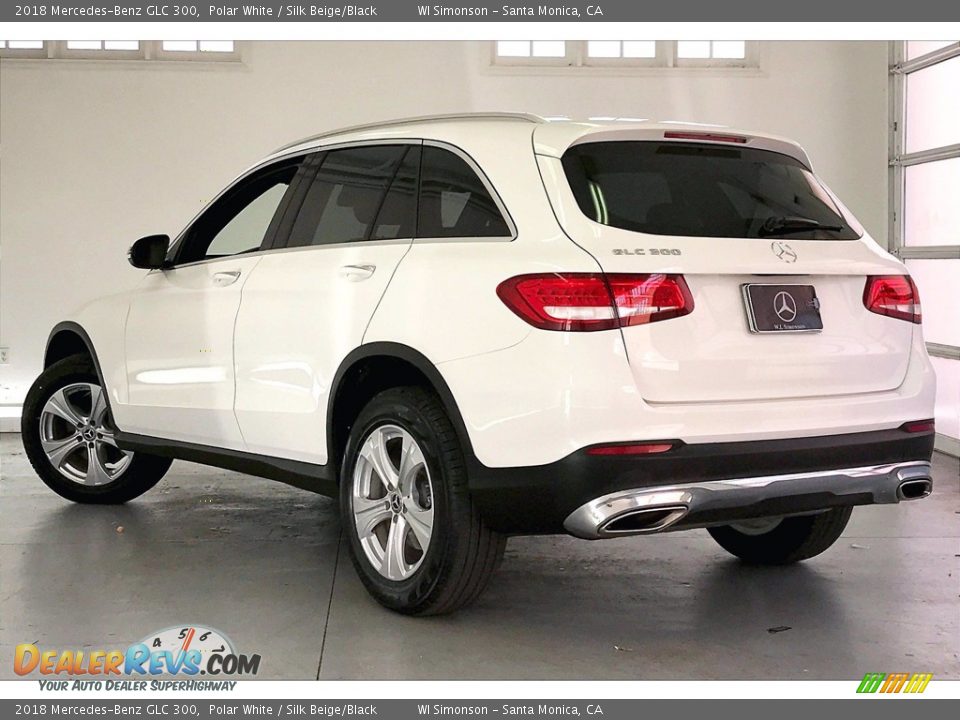 2018 Mercedes-Benz GLC 300 Polar White / Silk Beige/Black Photo #10