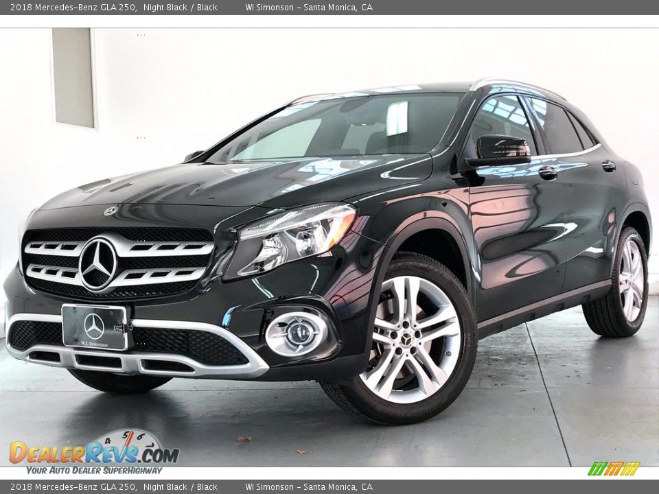 2018 Mercedes-Benz GLA 250 Night Black / Black Photo #12