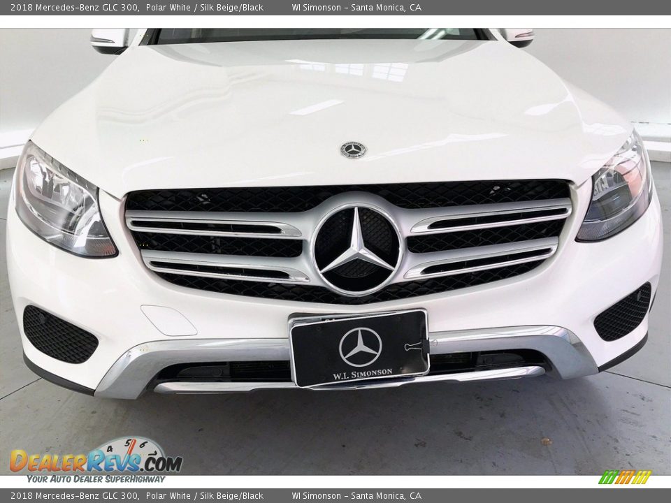 2018 Mercedes-Benz GLC 300 Polar White / Silk Beige/Black Photo #30