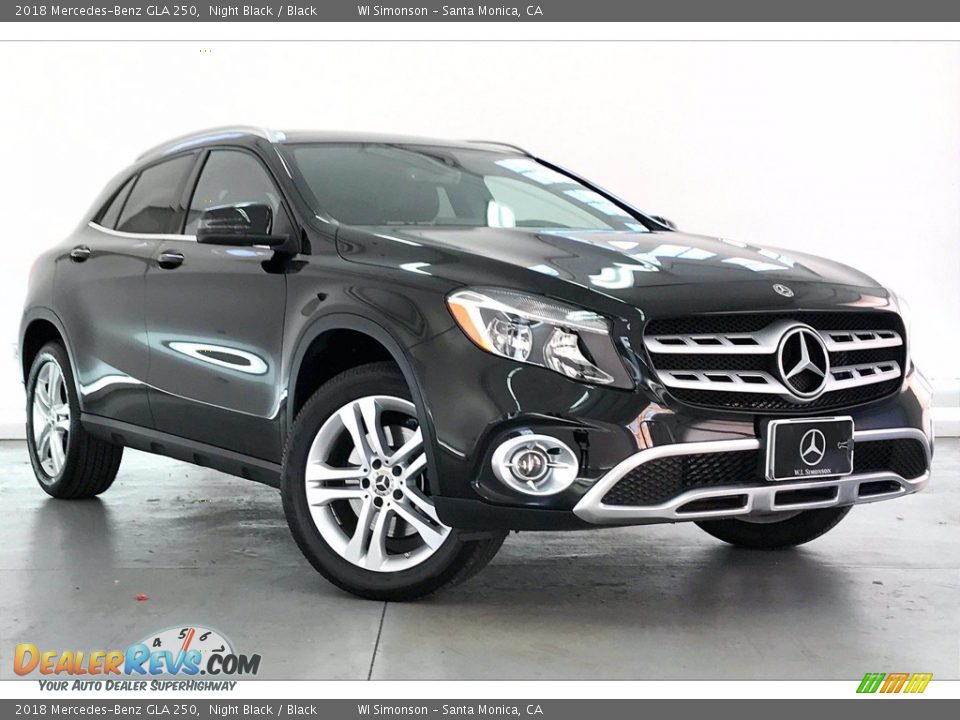 2018 Mercedes-Benz GLA 250 Night Black / Black Photo #34