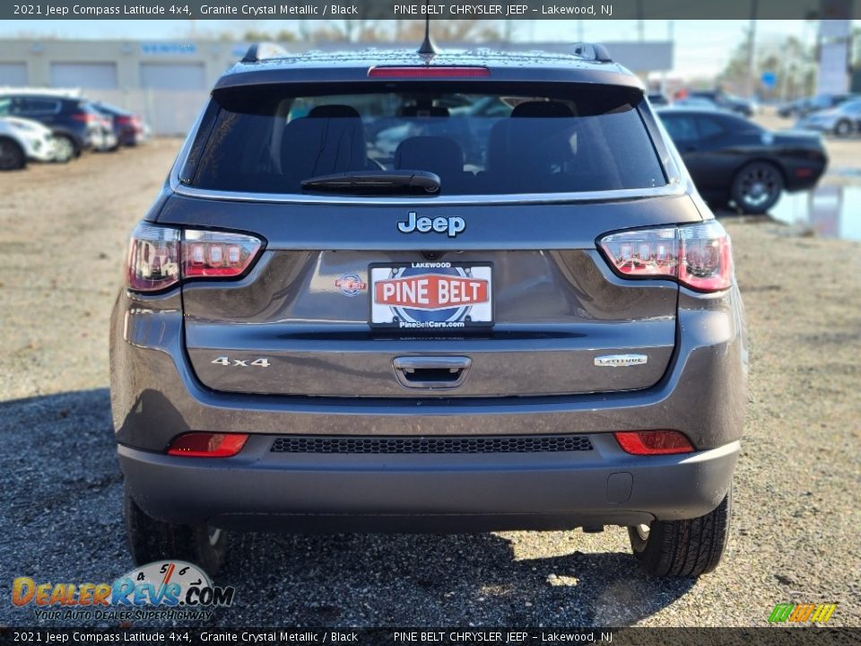 2021 Jeep Compass Latitude 4x4 Granite Crystal Metallic / Black Photo #7