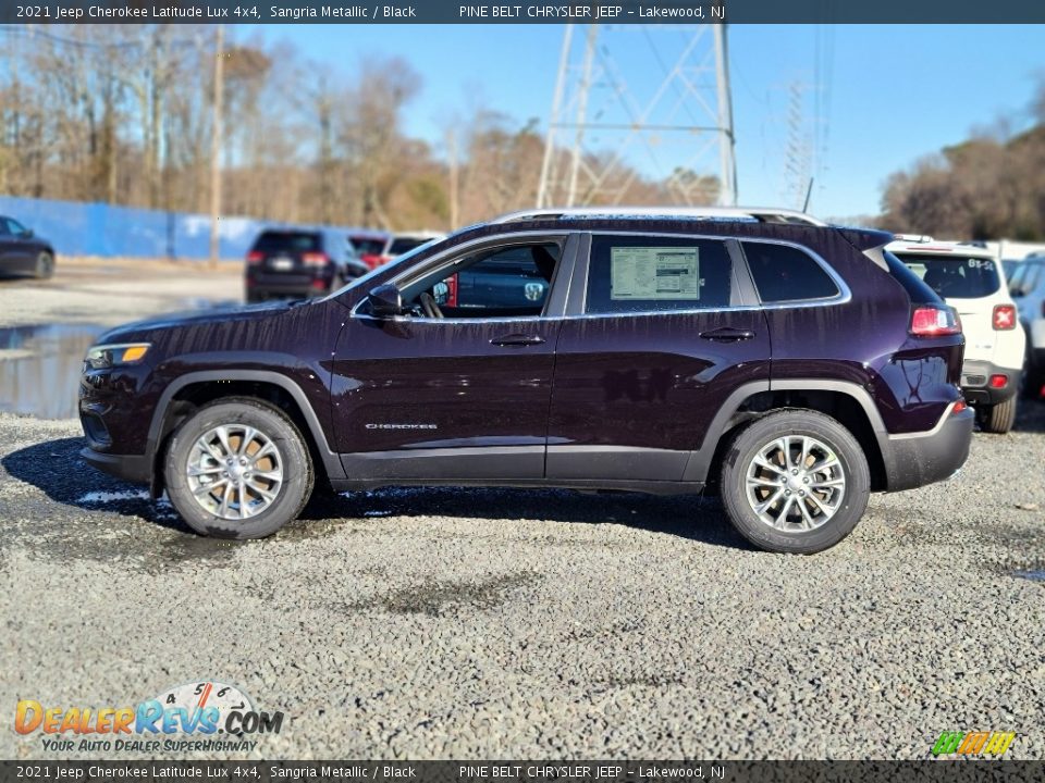 Sangria Metallic 2021 Jeep Cherokee Latitude Lux 4x4 Photo #4